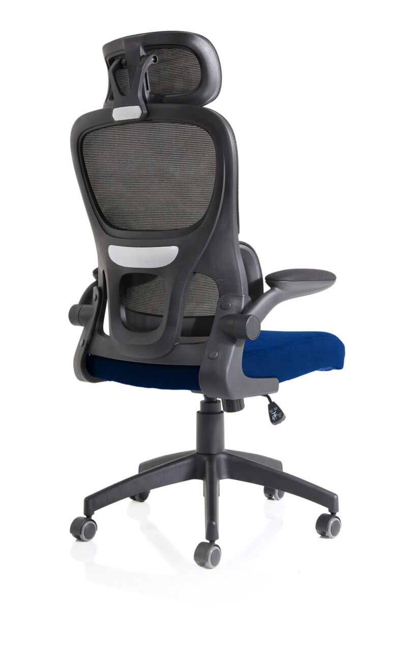 Tone Task Operator Mesh Back Fabric Seat With Headrest - Image 31