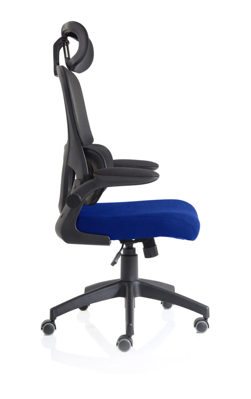Tone Task Operator Mesh Back Fabric Seat With Headrest - Image 32