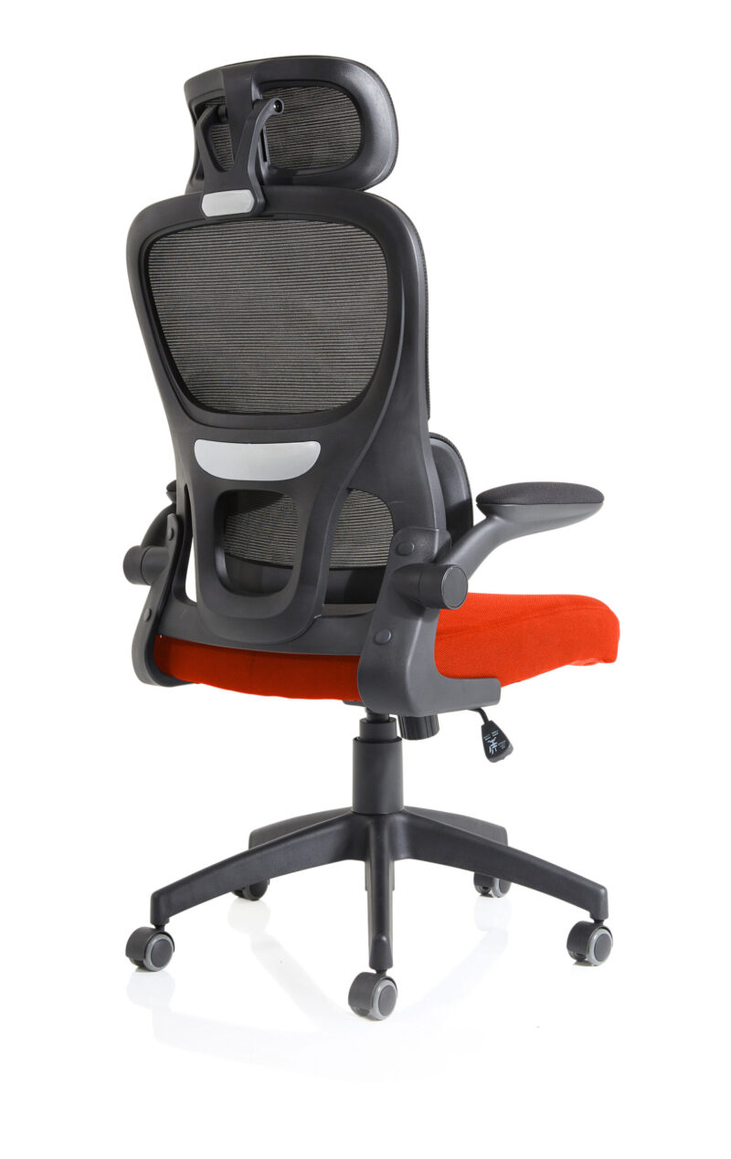 Tone Task Operator Mesh Back Fabric Seat With Headrest - Image 39