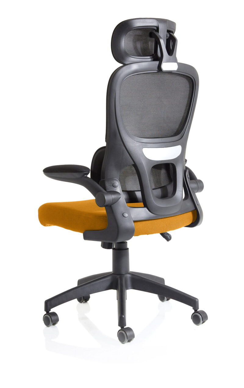Tone Task Operator Mesh Back Fabric Seat With Headrest - Image 45