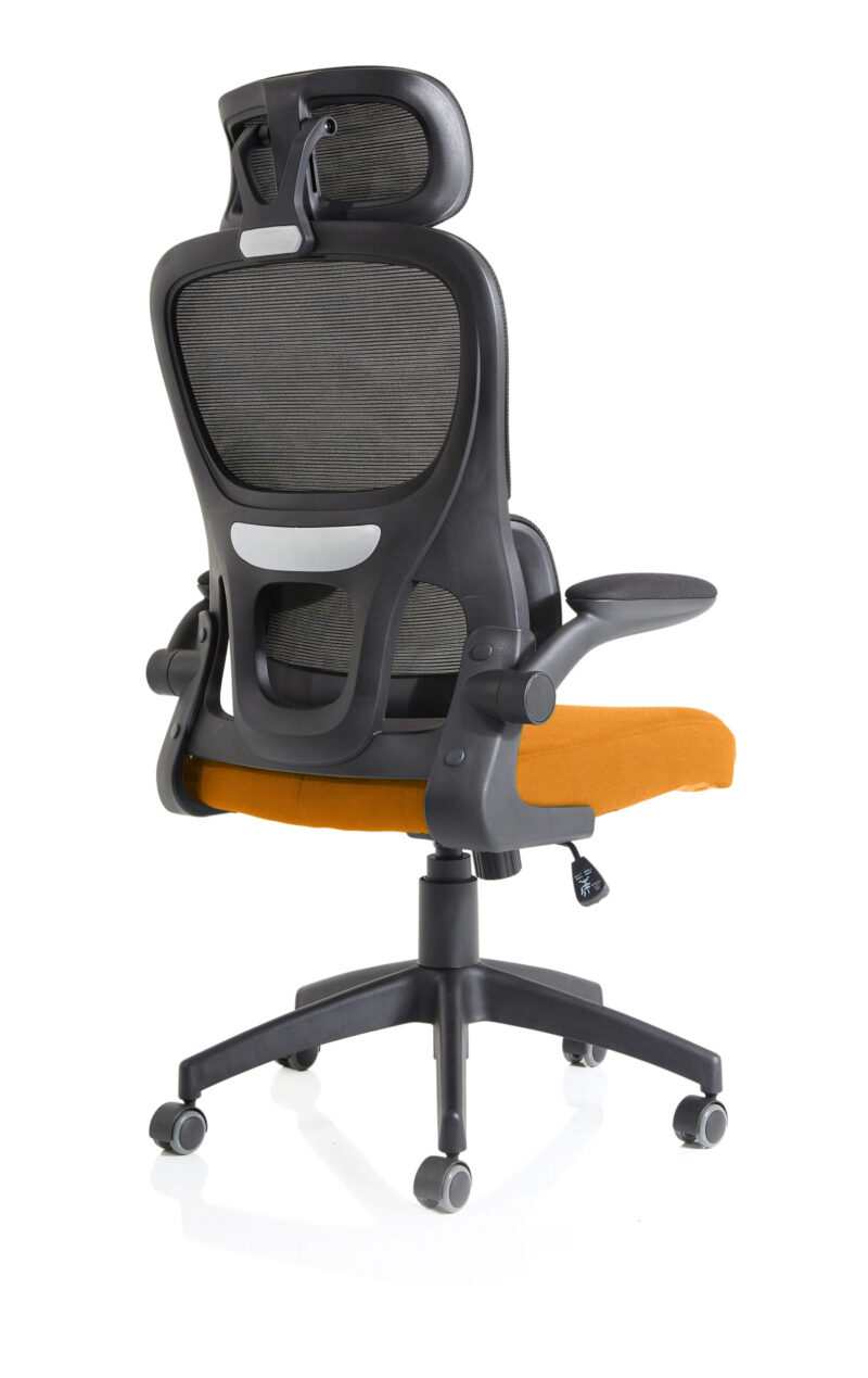 Tone Task Operator Mesh Back Fabric Seat With Headrest - Image 47