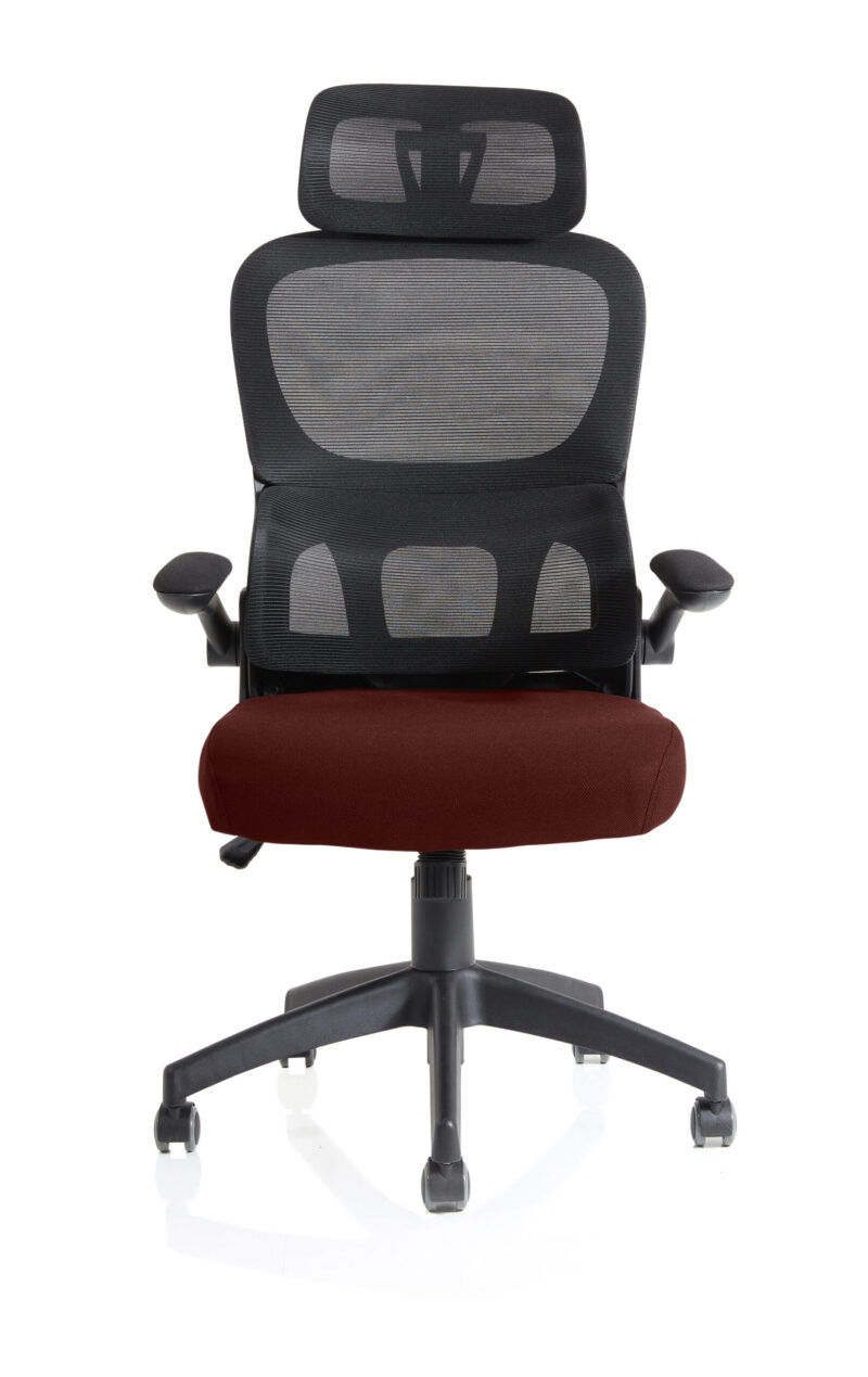 Tone Task Operator Mesh Back Fabric Seat With Headrest - Image 50