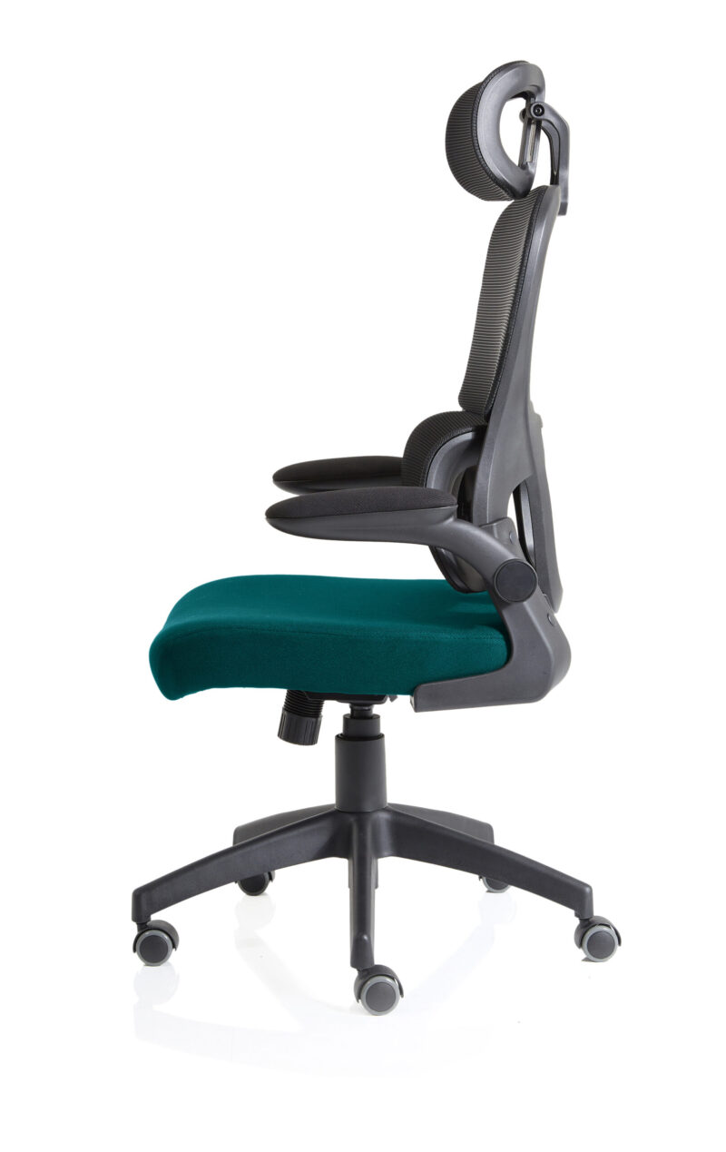 Tone Task Operator Mesh Back Fabric Seat With Headrest - Image 60