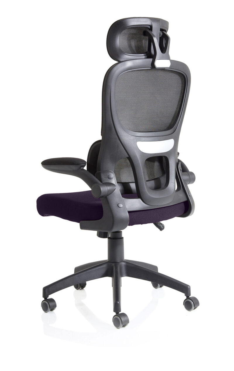 Tone Task Operator Mesh Back Fabric Seat With Headrest - Image 69