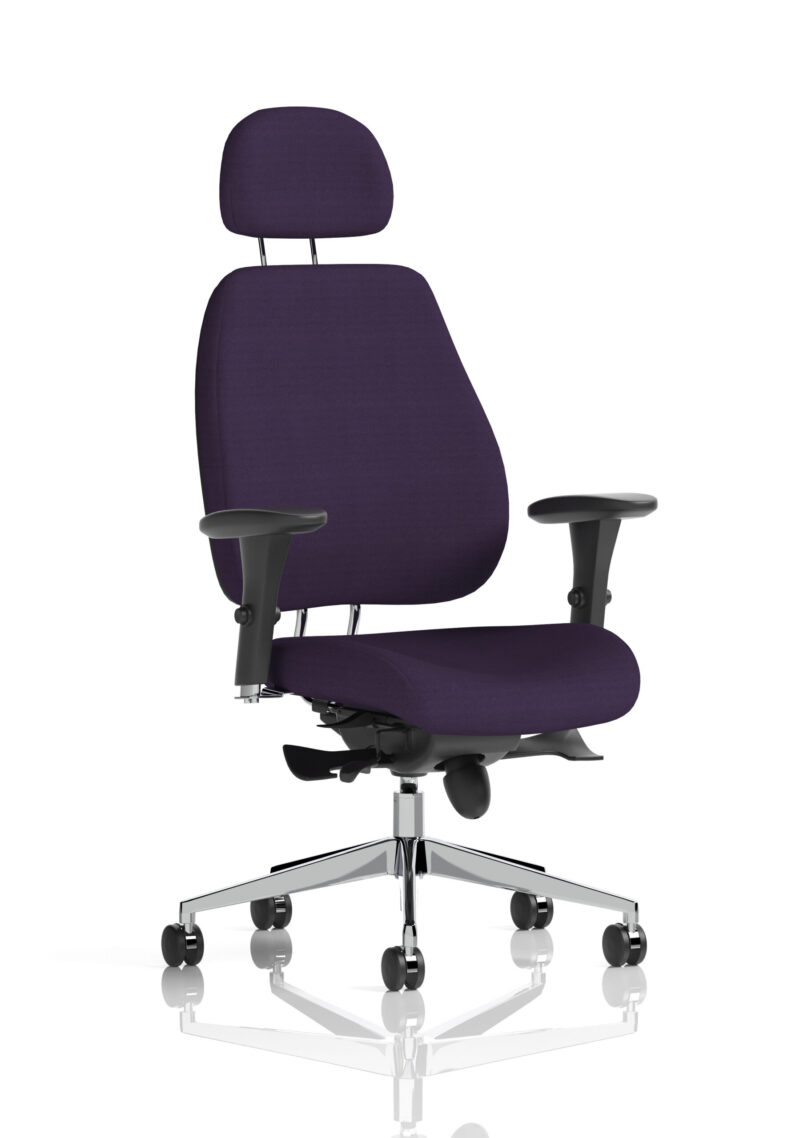 Shuro Plus High Back Ergonomic Posture Chair with Arms - Image 40