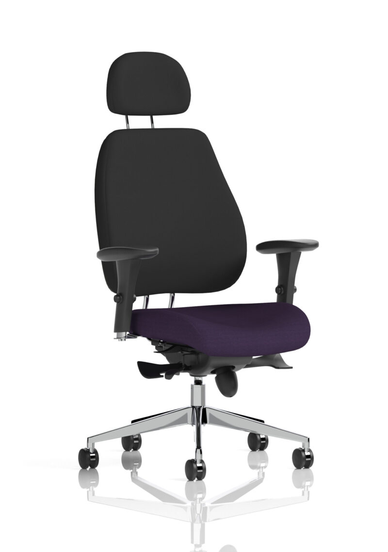 Shuro Plus High Back Ergonomic Posture Chair with Arms - Image 48