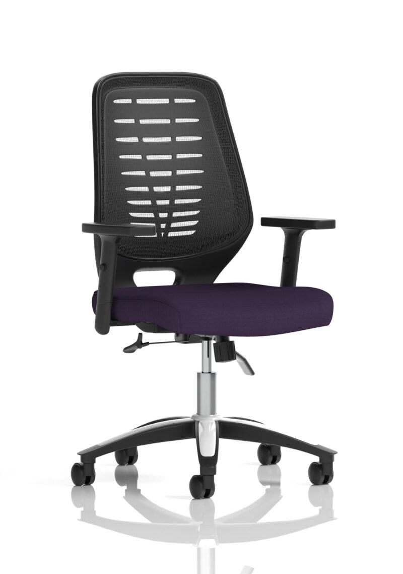 Croft Medium Mesh Back Task Operator Office Chair with Arms - Image 22