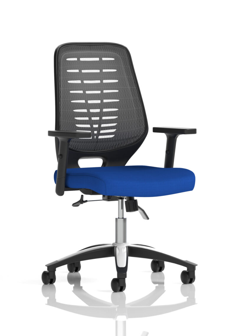 Croft Medium Mesh Back Task Operator Office Chair with Arms - Image 33