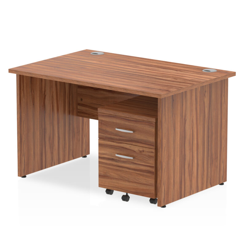 Pace Panel End Straight Desk With Mobile Pedestal - Image 9