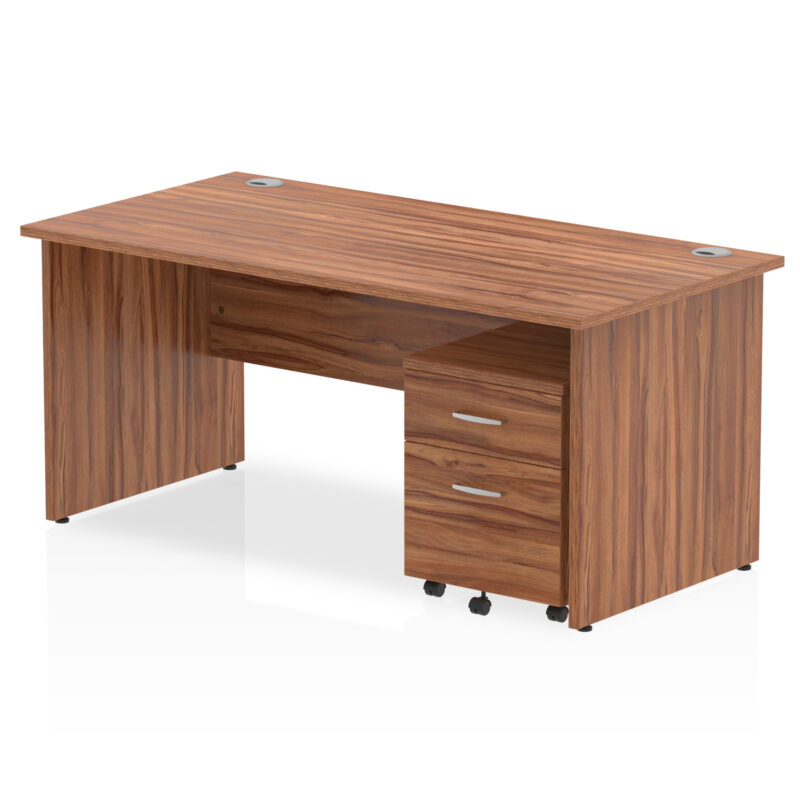 Pace Panel End Straight Desk With Mobile Pedestal - Image 33
