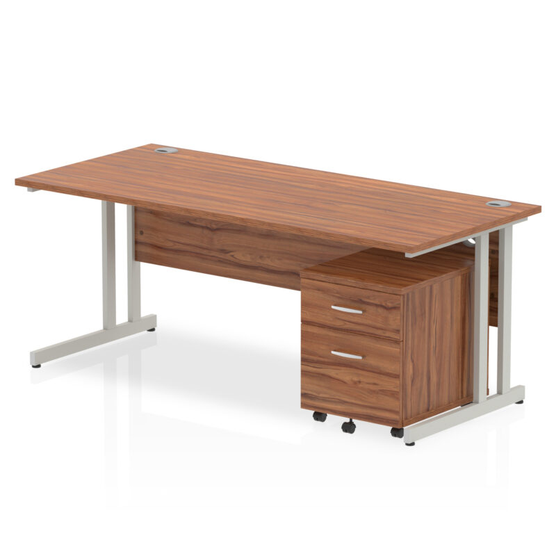 Pace 1800mm Cantilever Straight Desk With Mobile Pedestal - Image 17