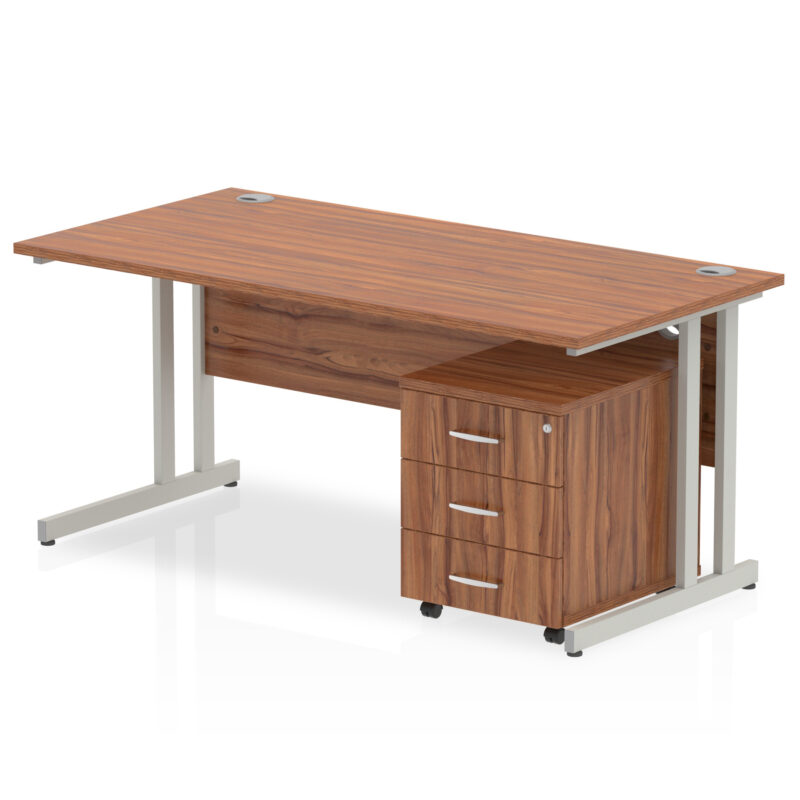 Pace 1800mm Cantilever Straight Desk With Mobile Pedestal - Image 18