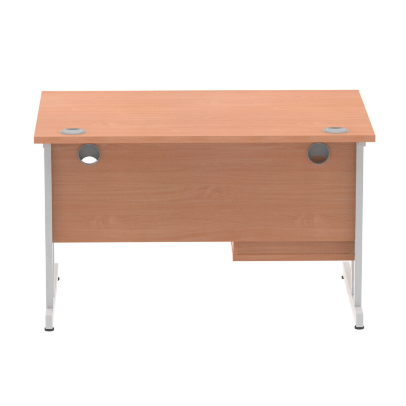 Pace 1200mm Cantilever Straight Desk With Single Fixed Pedestal - Image 65