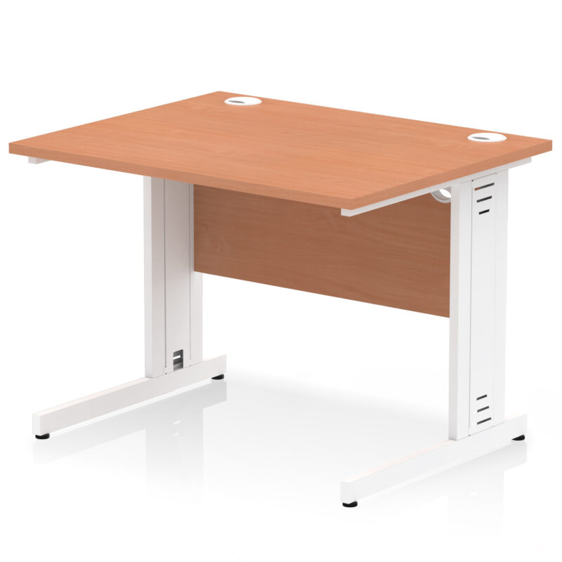 Pace 1000mm Straight Desk Cable Managed Leg - Image 9