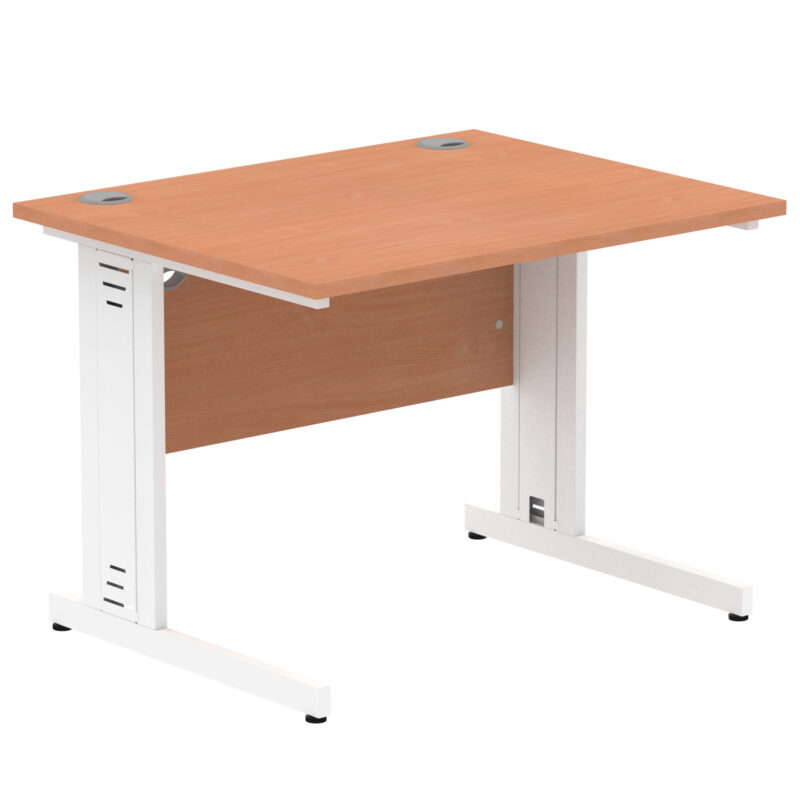 Pace 1000mm Straight Desk Cable Managed Leg - Image 11