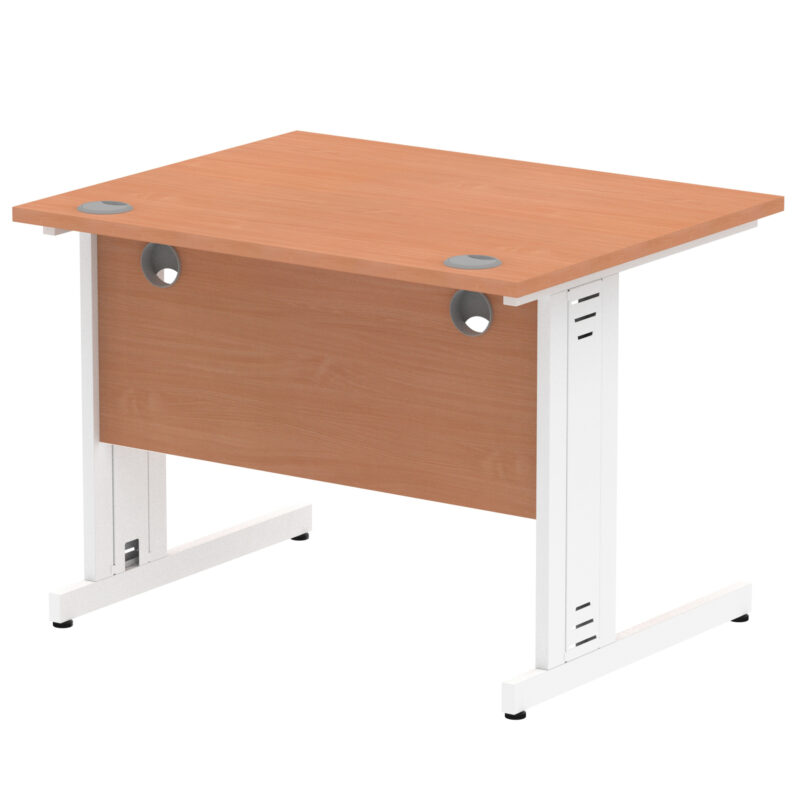 Pace 1000mm Straight Desk Cable Managed Leg - Image 13