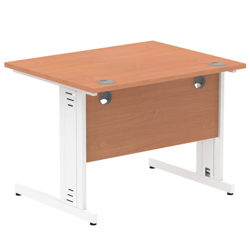 Pace 1000mm Straight Desk Cable Managed Leg - Image 15