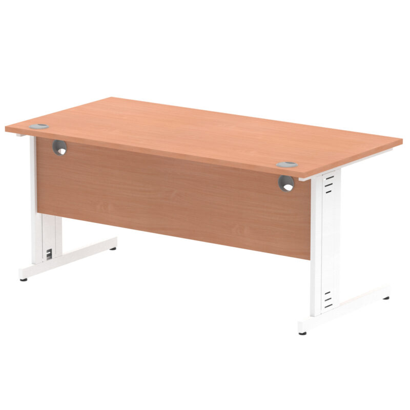 Pace 1600mm Straight Desk Cable Managed Leg - Image 13