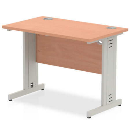 Pace 1000mm Slimline Desk Cable Managed Leg