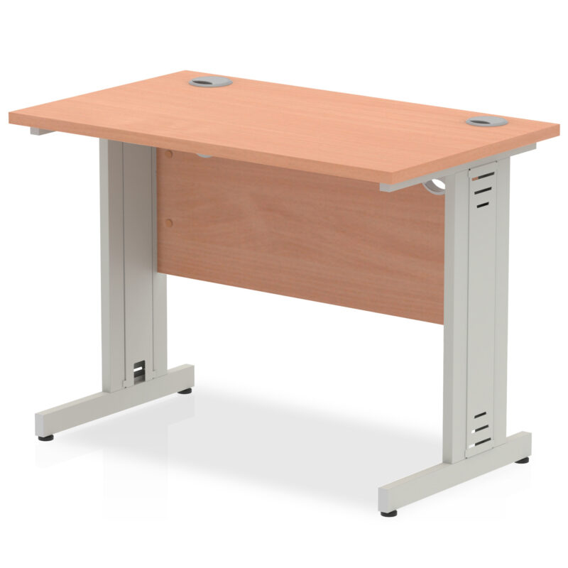 Pace 1000mm Slimline Desk Cable Managed Leg