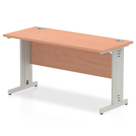 Pace 1400mm Slimline Desk Cable Managed Leg