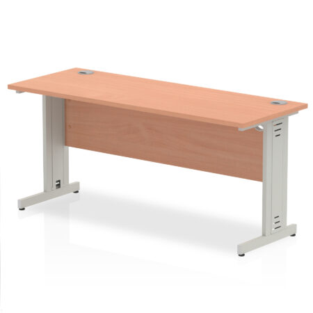 Pace 1600mm Slimline Desk Cable Managed Leg