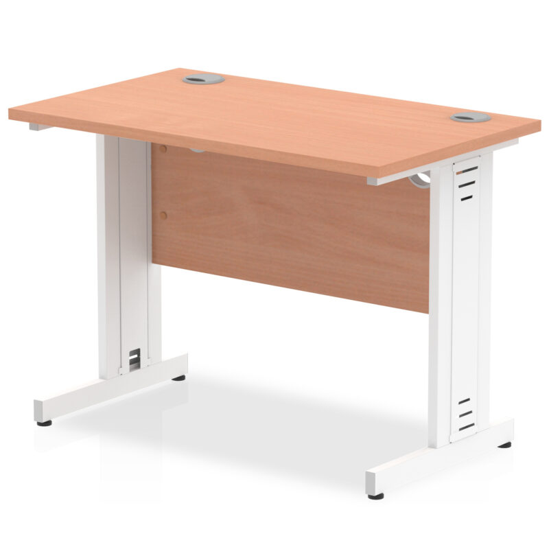 Pace 1000mm Slimline Desk Cable Managed Leg - Image 2