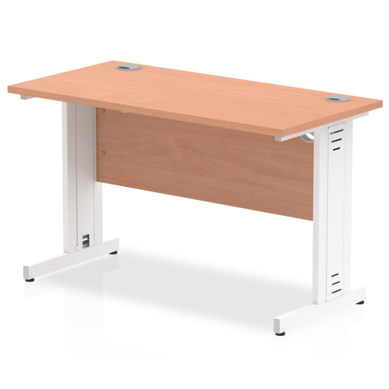Pace 1200mm Slimline Desk Cable Managed Leg - Image 2