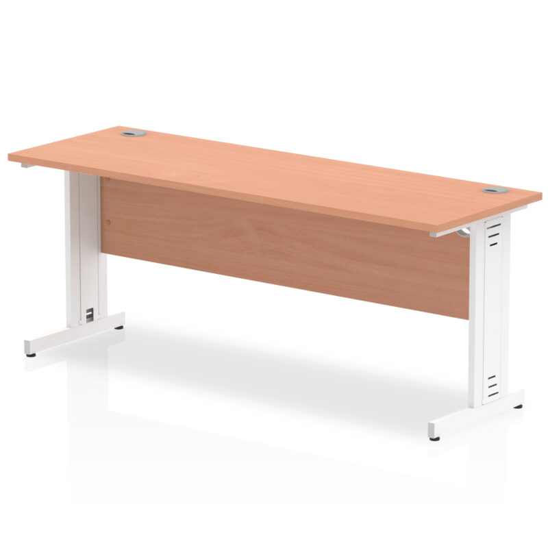 Pace 1800mm Slimline Desk Cable Managed Leg - Image 2