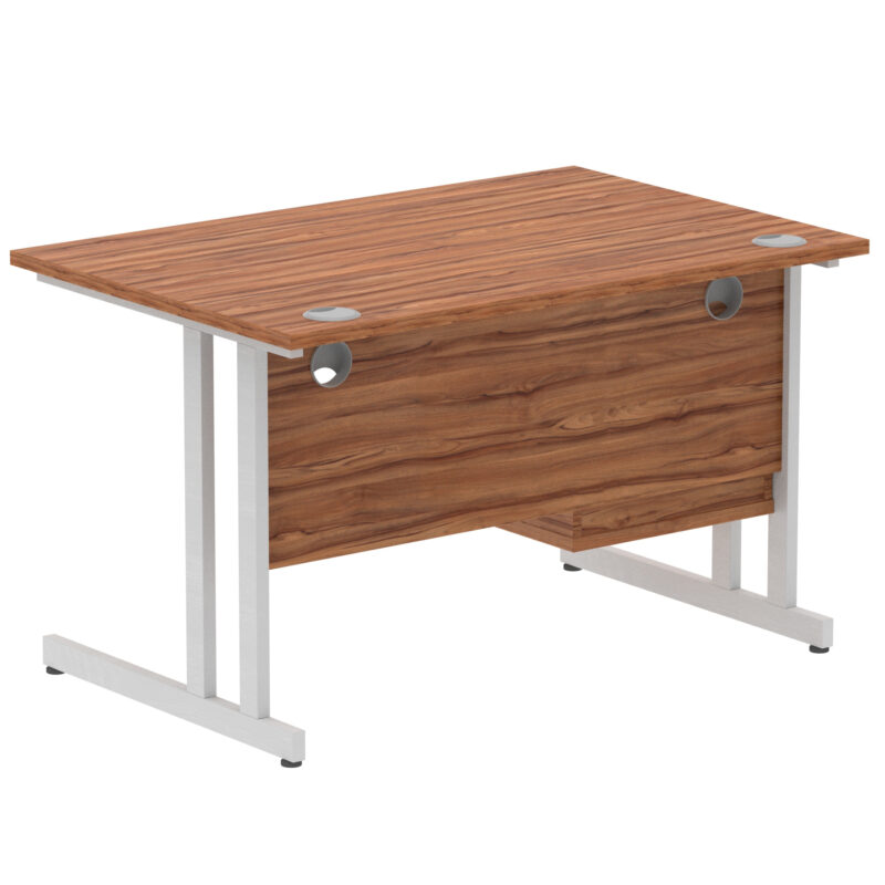 Pace 1200mm Cantilever Straight Desk With Single Fixed Pedestal - Image 105