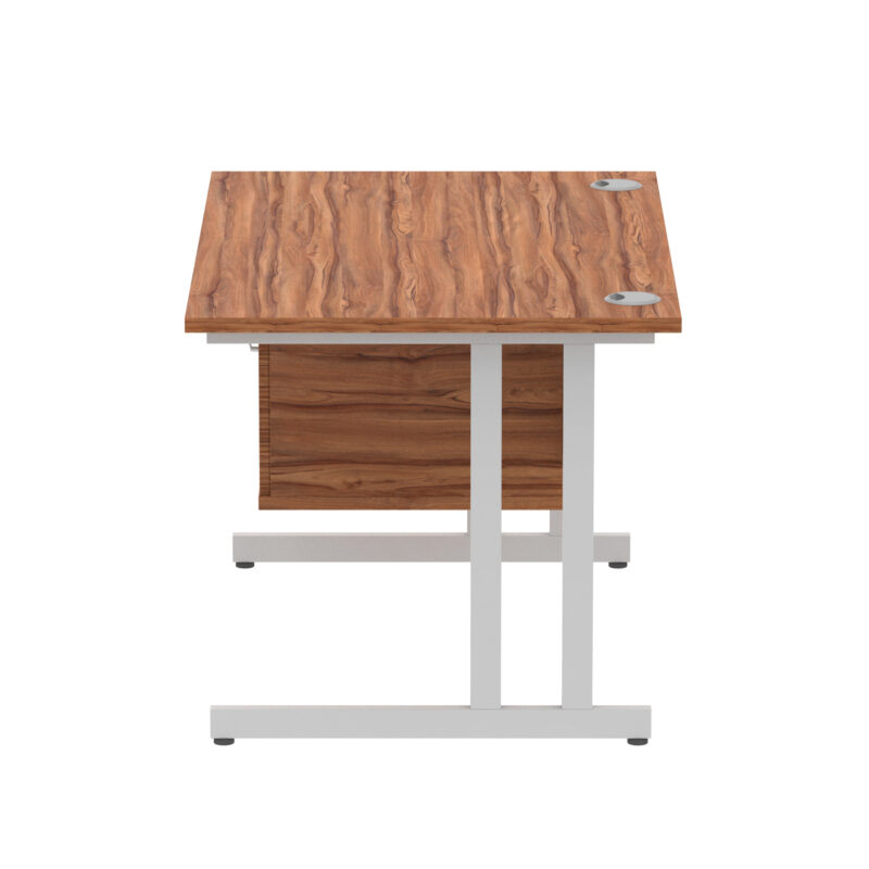 Pace 1200mm Cantilever Straight Desk With Single Fixed Pedestal - Image 106