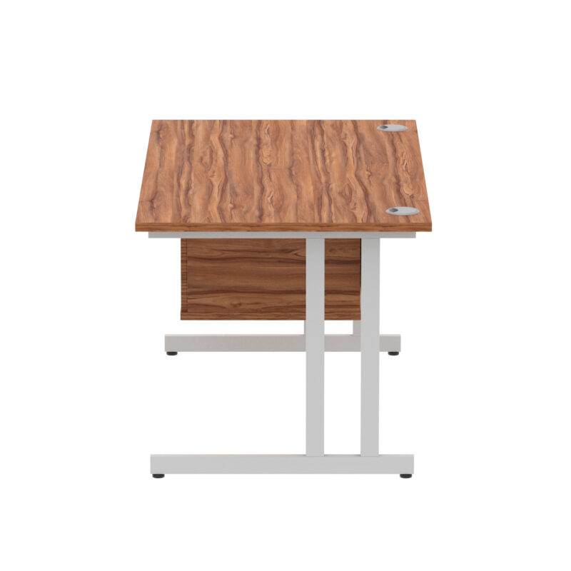 Pace 1400mm Cantilever Straight Desk With Single Fixed Pedestal - Image 106