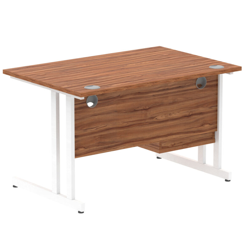 Pace 1200mm Cantilever Straight Desk With Single Fixed Pedestal - Image 46