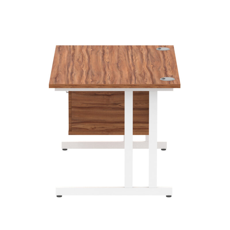 Pace 1200mm Cantilever Straight Desk With Single Fixed Pedestal - Image 47