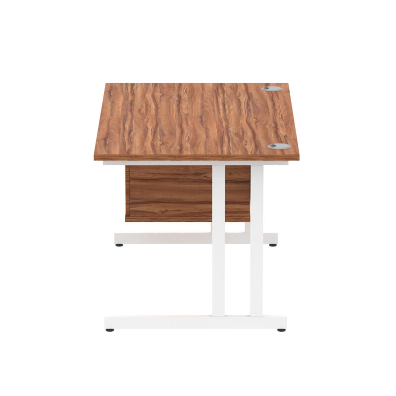 Pace 1400mm Cantilever Straight Desk With Single Fixed Pedestal - Image 47