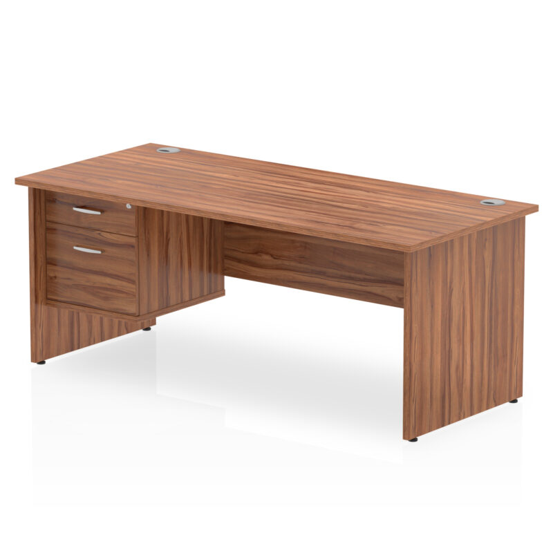 Pace 1800mm Panel End Straigh Desk With Single Fixed Pedestal - Image 21