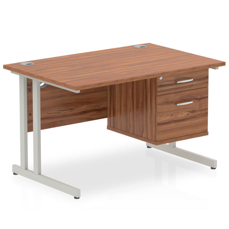 Pace 1800mm Cable Managed Straight Desk With Single Fixed Pedestal - Image 30