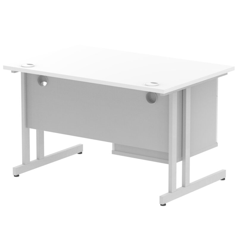 Pace 1200mm Cantilever Straight Desk With Single Fixed Pedestal - Image 113