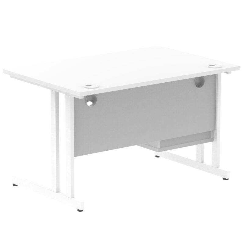 Pace 1200mm Cantilever Straight Desk With Single Fixed Pedestal - Image 56