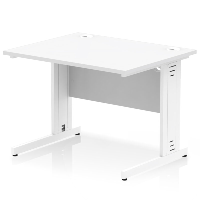 Pace 1000mm Straight Desk Cable Managed Leg - Image 89