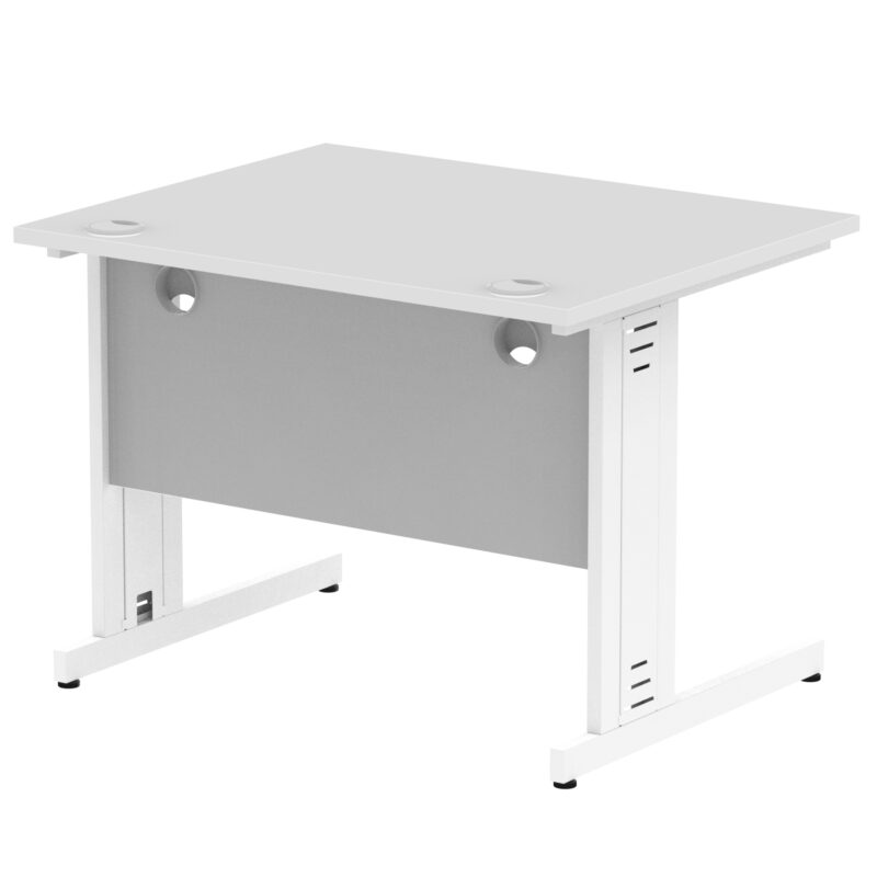 Pace 1000mm Straight Desk Cable Managed Leg - Image 93