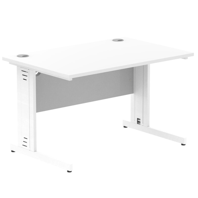 Pace 1200mm Straight Desk Cable Managed Leg - Image 91