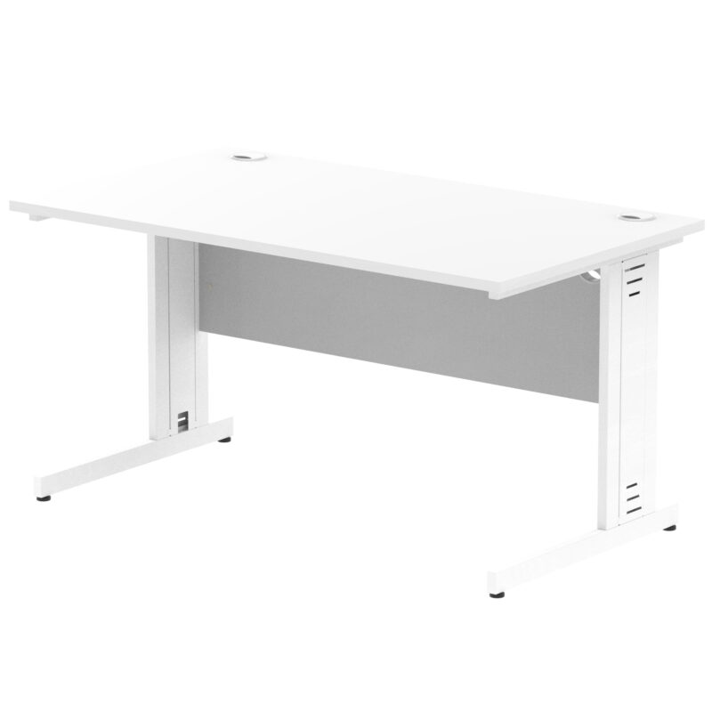 Pace 1400mm Straight Desk Cable Managed Leg - Image 89