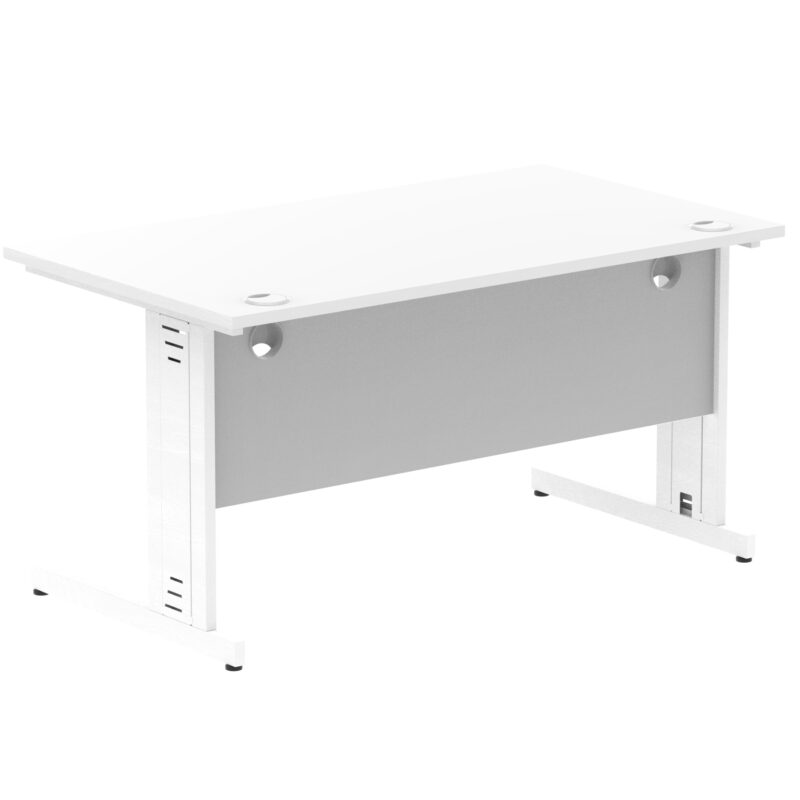 Pace 1400mm Straight Desk Cable Managed Leg - Image 95