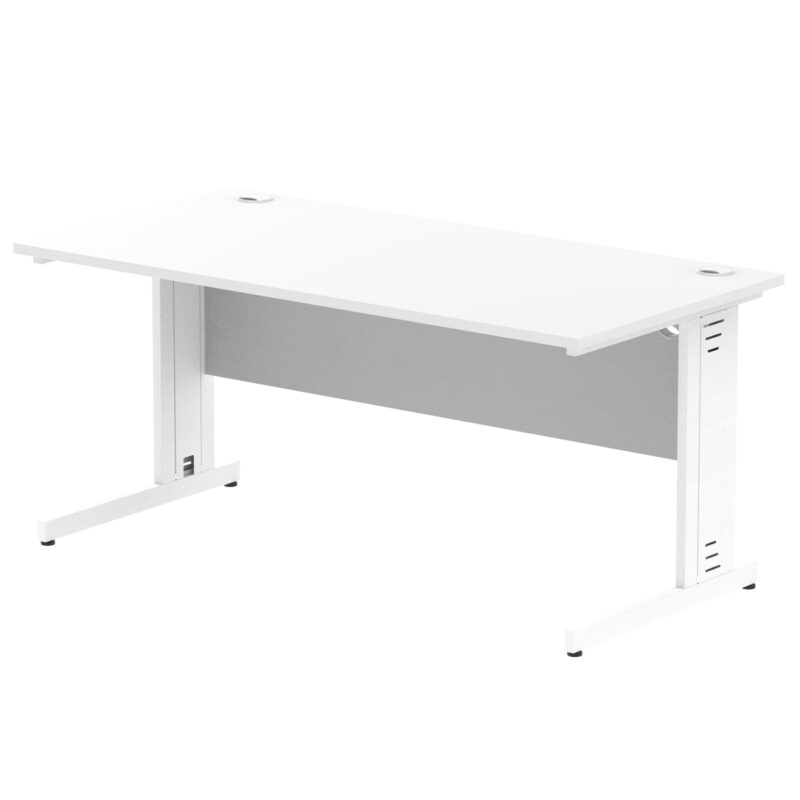 Pace 1600mm Straight Desk Cable Managed Leg - Image 89