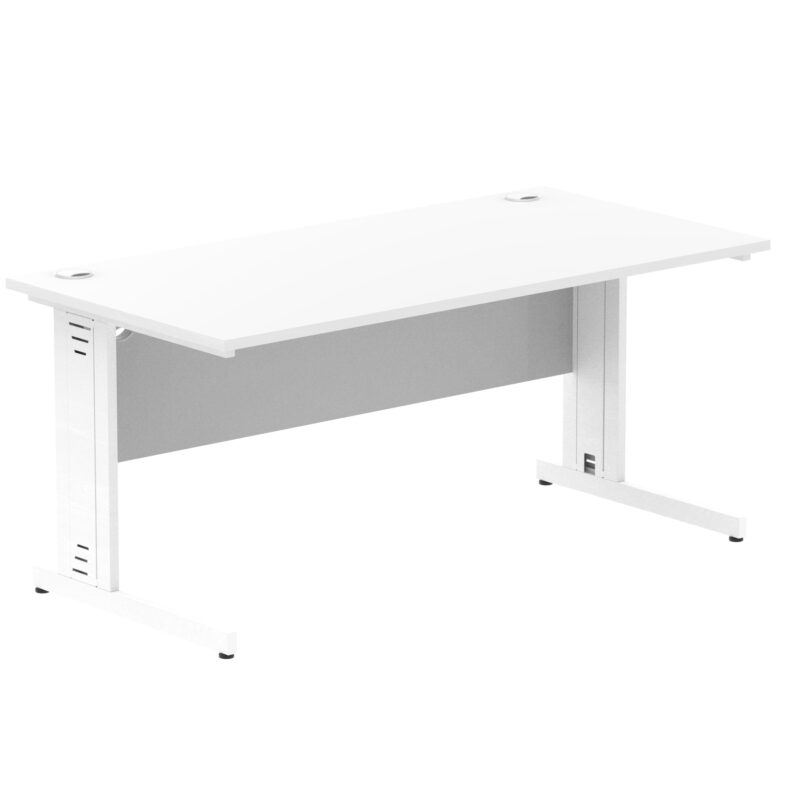 Pace 1600mm Straight Desk Cable Managed Leg - Image 91