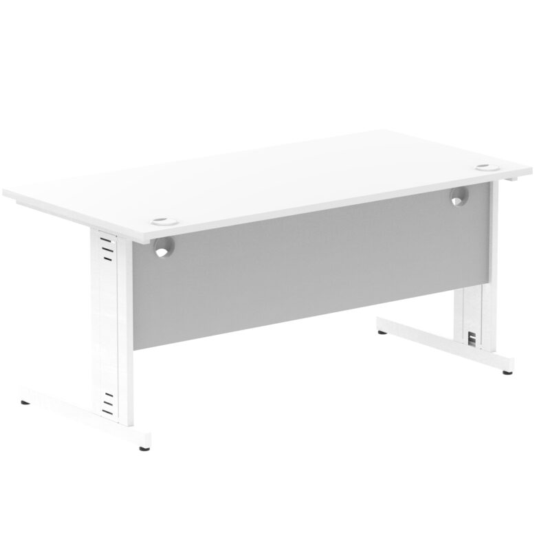 Pace 1600mm Straight Desk Cable Managed Leg - Image 95