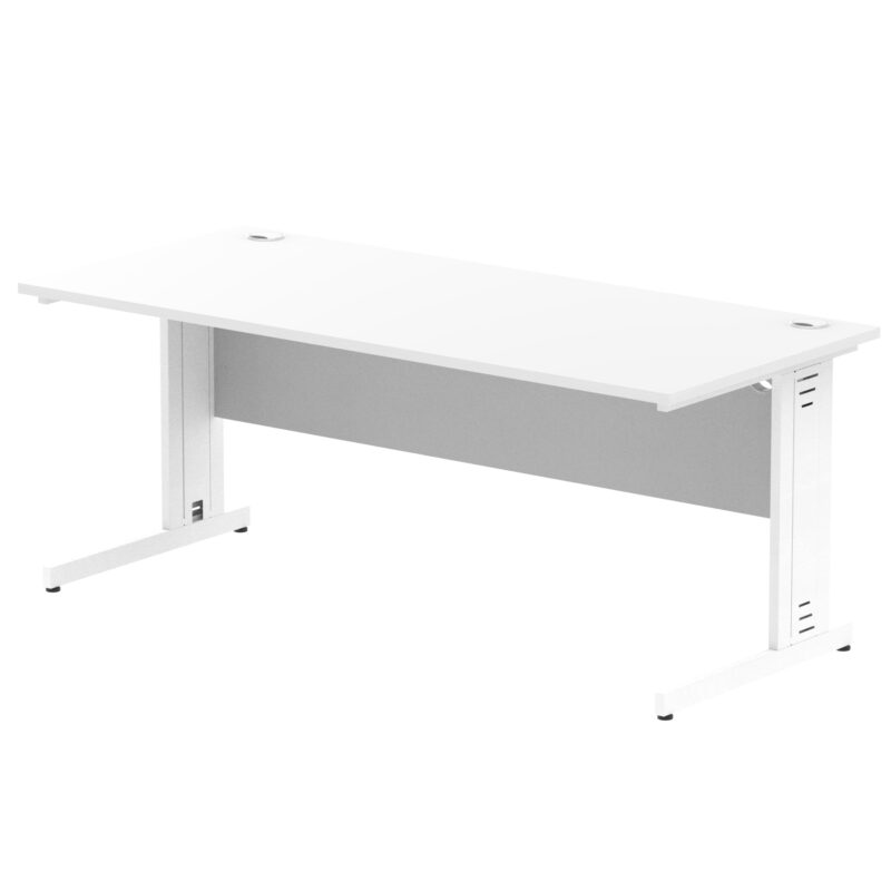 Pace 1800mm Straight Desk Cable Managed Leg - Image 89