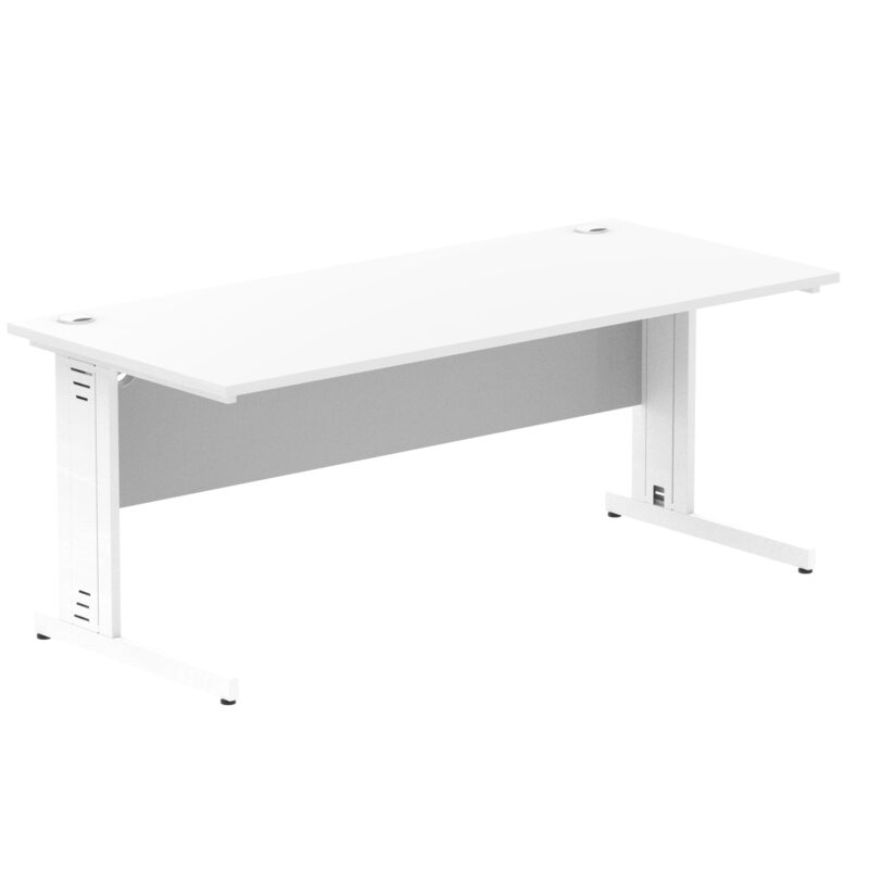 Pace 1800mm Straight Desk Cable Managed Leg - Image 91