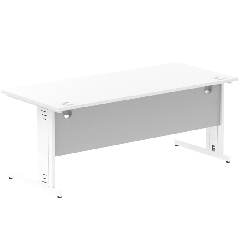 Pace 1800mm Straight Desk Cable Managed Leg - Image 95